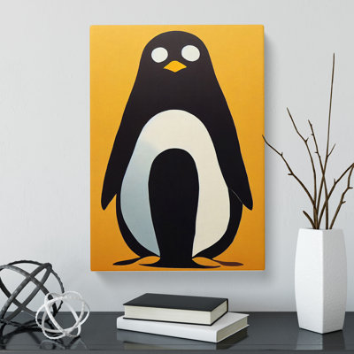 CAN-V0523-1799X Penguin Abstract - Wrapped Canvas Print