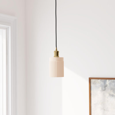 Luminaire suspendu simple à 1 lumière Kamena