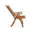 Fauteuil inclinable en teck Pedasa