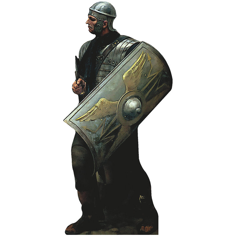 Soldat romain en carton