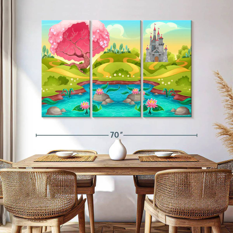 Ashelle Fantasy Royaume du château, H 24 po x l 38 po