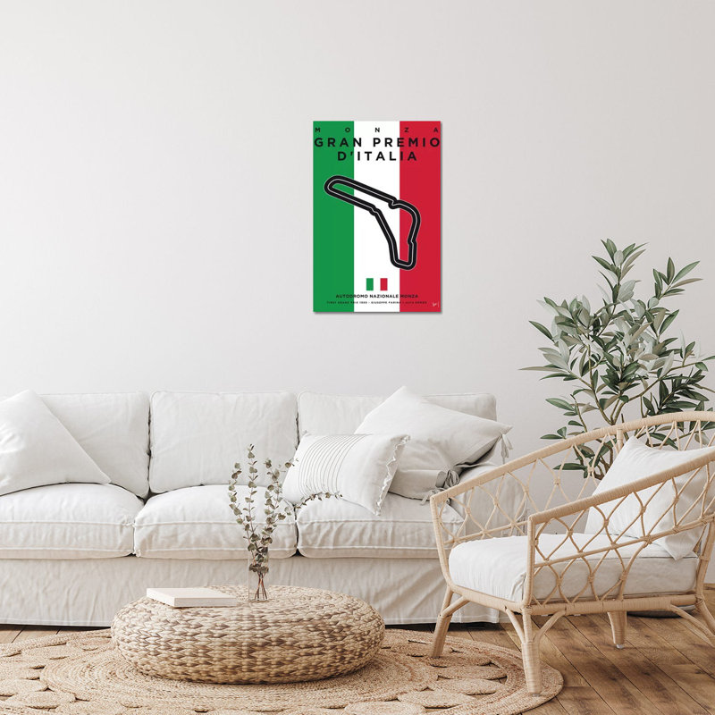 «Monza» par Chungkong, H 24 po x l 16 po x P 0,25 po