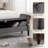Minaal Velvet Upholstered with Arms Storage Bench-582600326-568421870