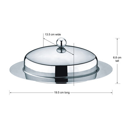 Cuisinox Stainless Steel Butter Dish