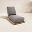 Hermosa Outdoor Teak Chaise Lounge-311407013