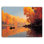«Autumn Lake Fisher», art mural sur toile tendue