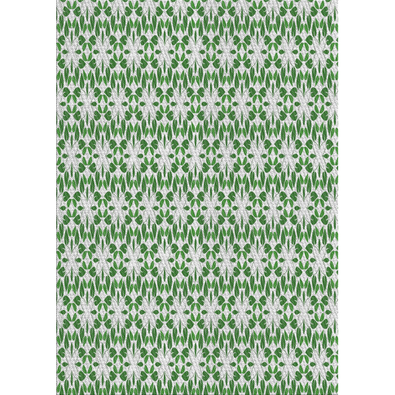 Tapis de la zone verte en laine touffeté à la main Brayton