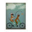Art mural sur toile tendue - art mural Fab Funky «Boxer Tandem» pour le salon, la chambre à coucher ou le bureau - 18 x 24-33416905