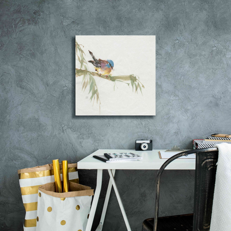 'Finch' by Chris Paschke, Canvas Wall Art, 18" W x 18" H