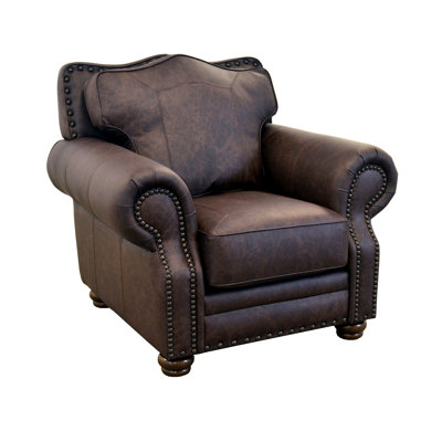 Fauteuil club en cuir Sophear