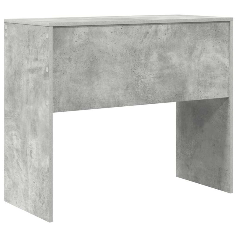 Desk 76 Cm Engineered Wood, 76 cm H x 90 cm W x 40 cm D, Concrete Grey