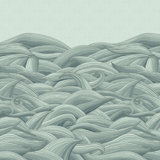 Crafted Waves 3-Panel Wall Mural 9.2' L x 82.7" W