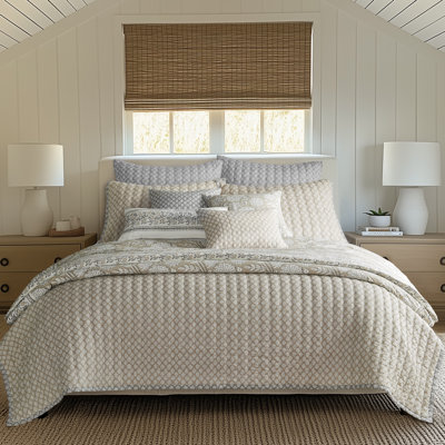 Aditya Taupe Full/Queen Quilt Set