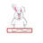 Personalized Bunny Rabbit Snow Globe Frame Gift  6" x 4"-105475554-104774453