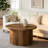 Farmhouse Circle Center Table Sofa Side Table