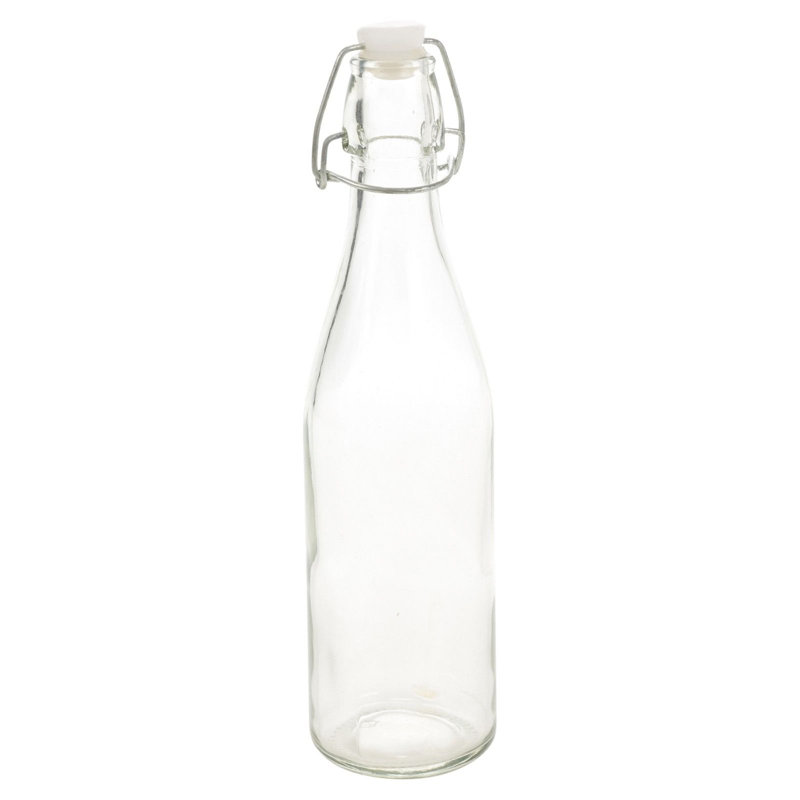 1L Swing Top Lid Decanter, Clear