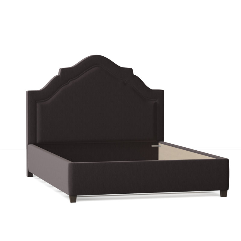 Sheila Upholstered Bed, King, Encore Moon Dust, Espresso