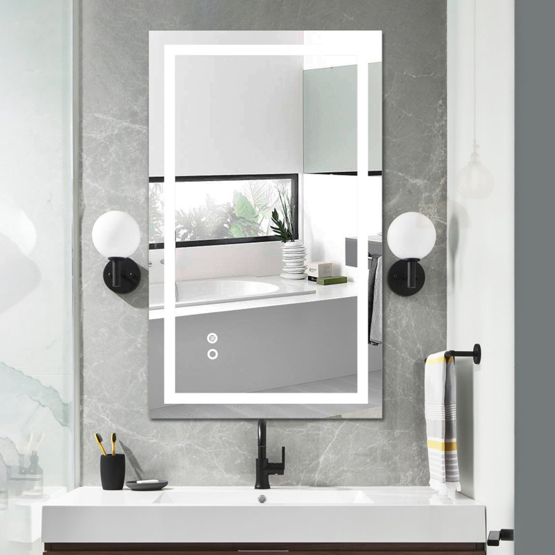 Miroir de salle de bain Catlee, 24 po x 40 po