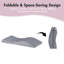 Surmatelas ergonomique, coussin de mousse de massage courbée et pliable pour le salon-1403723345