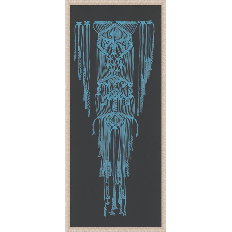 Macrame On Gray 3 Print