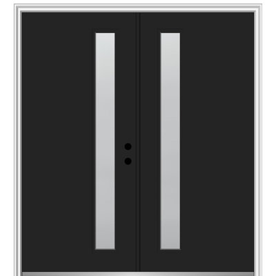 81.75'' Glass Fiberglass Front Entry Doors