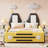 Customizable Imaginative Kids Race Car-Shaped Platform Bed with Wheels-482742293