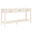 Console de couloir de qualité avec rayure verticale et rangement durable