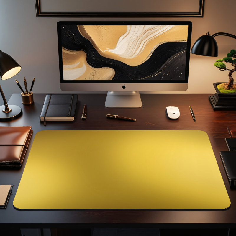 Polyester Desk Pad, 14.4x12.1