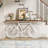 70.9'' Extra Long Console Table with Bicycle Base, Narrow Sofa Table Industrial Entryway Table-1569280343-1566125483