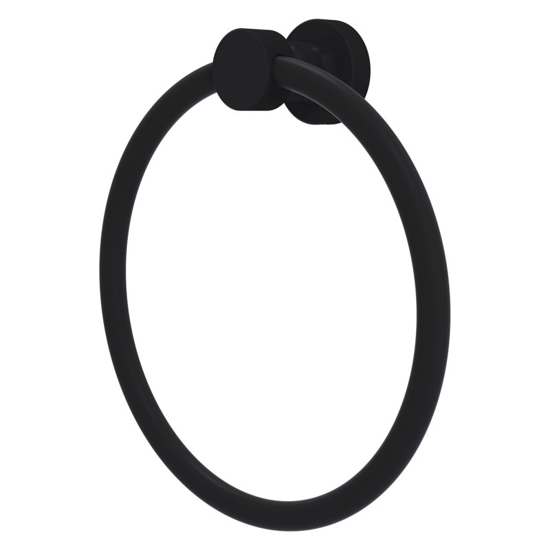 Anneau à serviette Gober, Noir mat