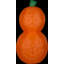 Pile gonflable Jack-O'-Lantern avec micro lumières Airblown