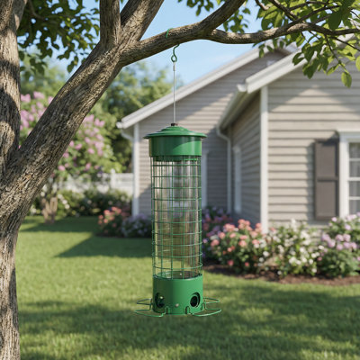 Elegant Hanging Tube Bird Feeder