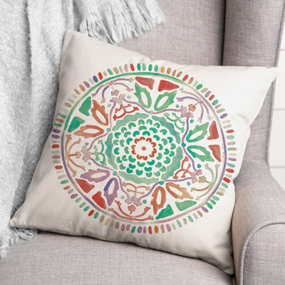 Outdoor Reversible Throw Pillow