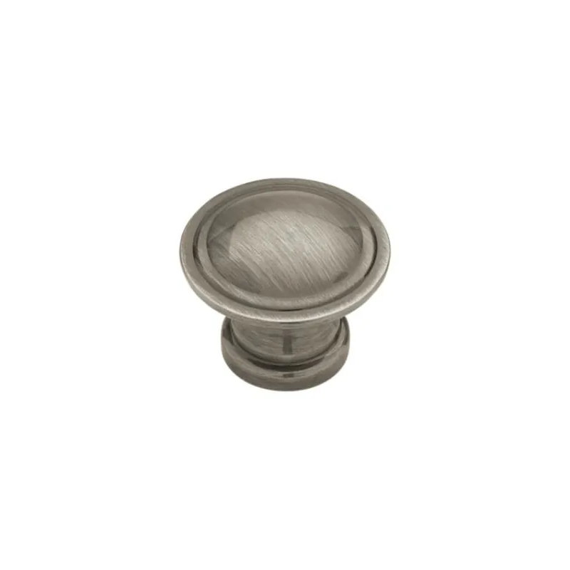 (5 Pack) 1-3/16 inch Ridge Knob Statuary Bronze, Black Nickel