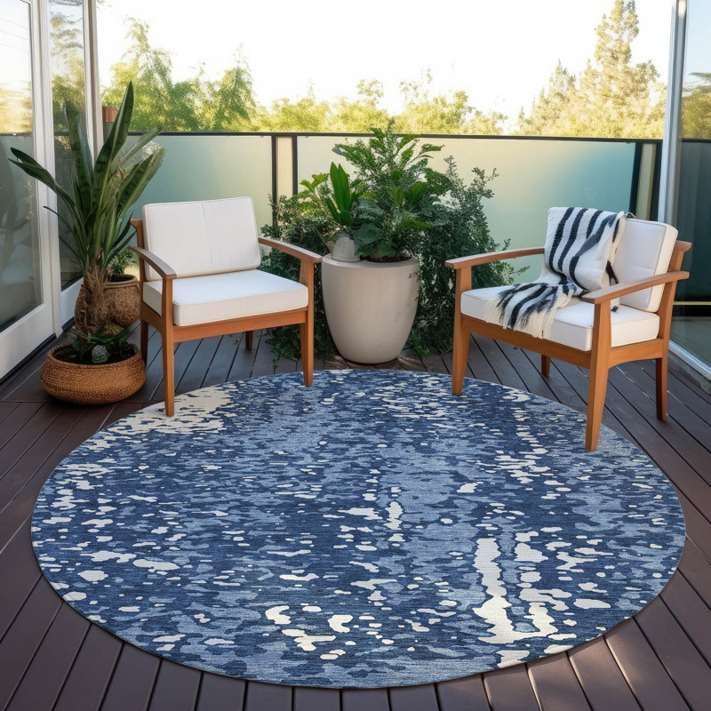  Aleg Area Rug, Round 8'