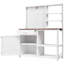 Banc de rempotage en bois de sapin rustique avec huche, poste de travail spacieux et conception ergonomique Verdantia-115762696