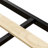 Fulton Queen Platform Bed with 5 Metal Legs - Magnificent Bed in Powder Coating Black Color
