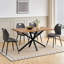 Dining Chairs - Contemporary Dining Chair - Comfortable Velvet Dining Chair - Metal Legs-246724160-264935914