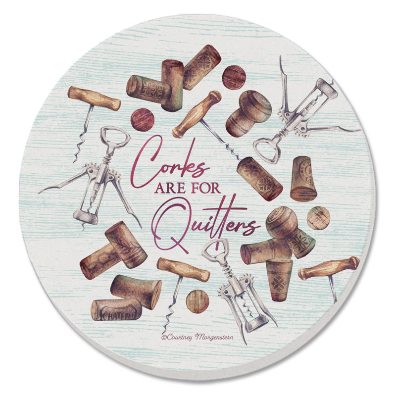 Corks for for Quitters Coaster