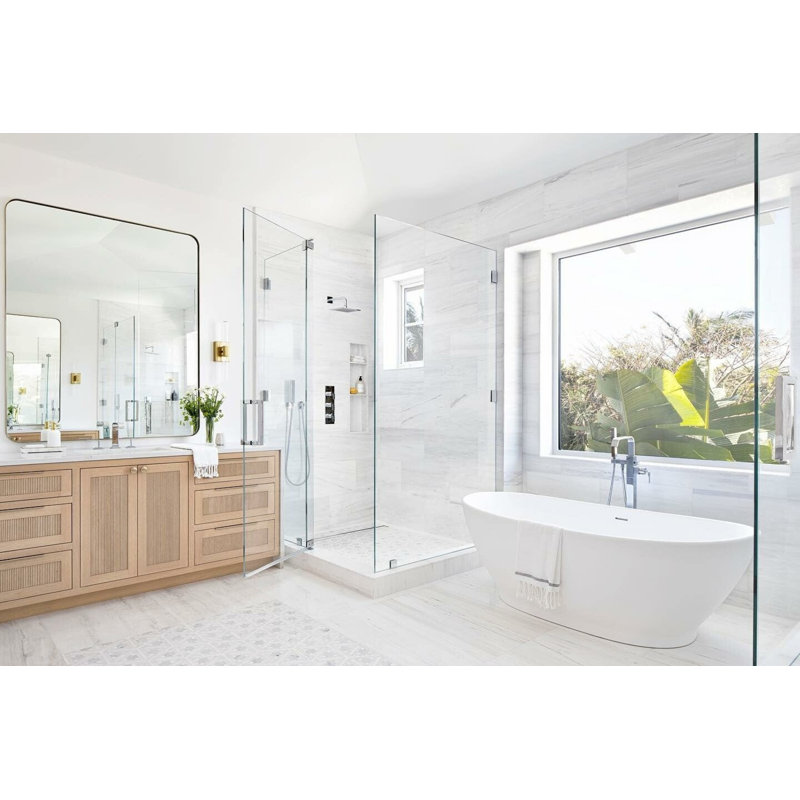 Dreamstone 24X48 Polished Porcelain Tile, Dolomite Snow Polished