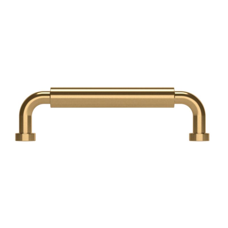 4400 Hollywood Hills Pull, 4" CTC, Polished Brass