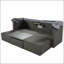 Lit de jour d'extérieur rectangulaire pour patio avec auvent rétractable-2078822882