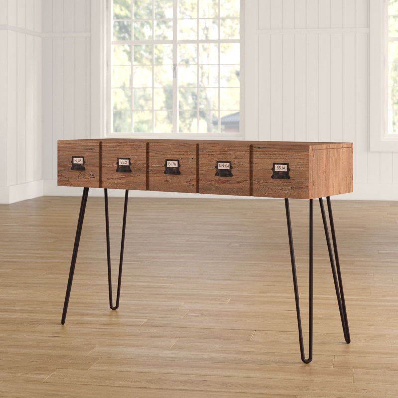 Ora 120.5cm Solid Wood Top Console Table