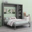 Full Size Murphy Bed Wall Bed With Shelves-307829556