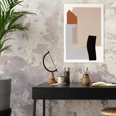 Contemporary Art Abstract Geometric Contemporary Wall Art by Ildefonso Martin - Wrapped Canvas Print