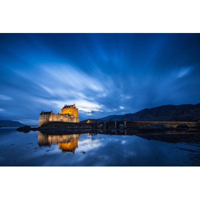 Château en Écosse - photographie sur toile tendue