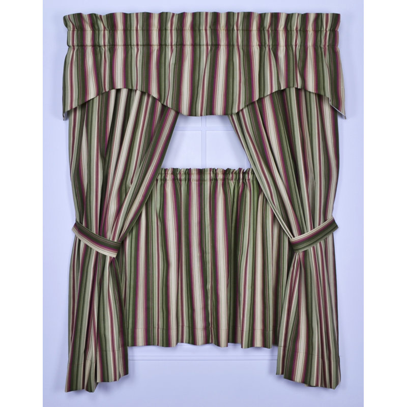 Quandro 100% Cotton Room Darkening Curtain Pair, 82" W x 63" L, Green