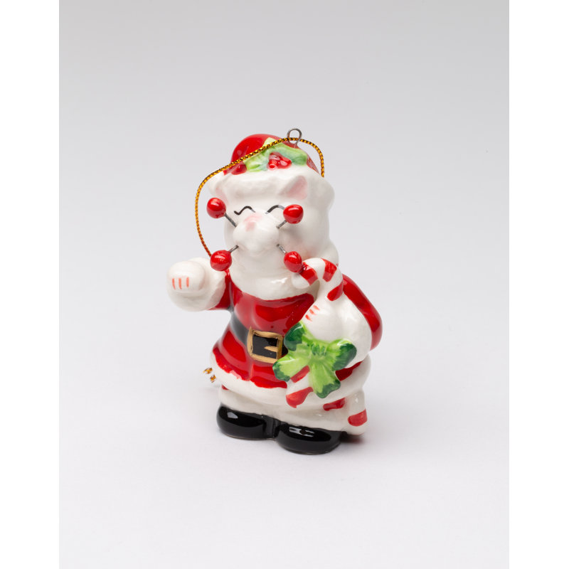 Ornement suspendu Santa Cat