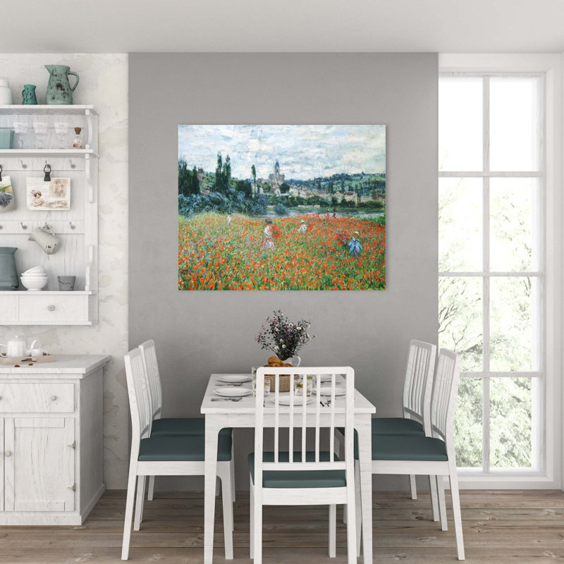 "Champ de coquelicots" par Claude Monet, H 43 po x l 48 po x P 3 po