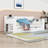 2 Drawers Daybed with Removable Desk and Side Shelves-495116392-495116399
